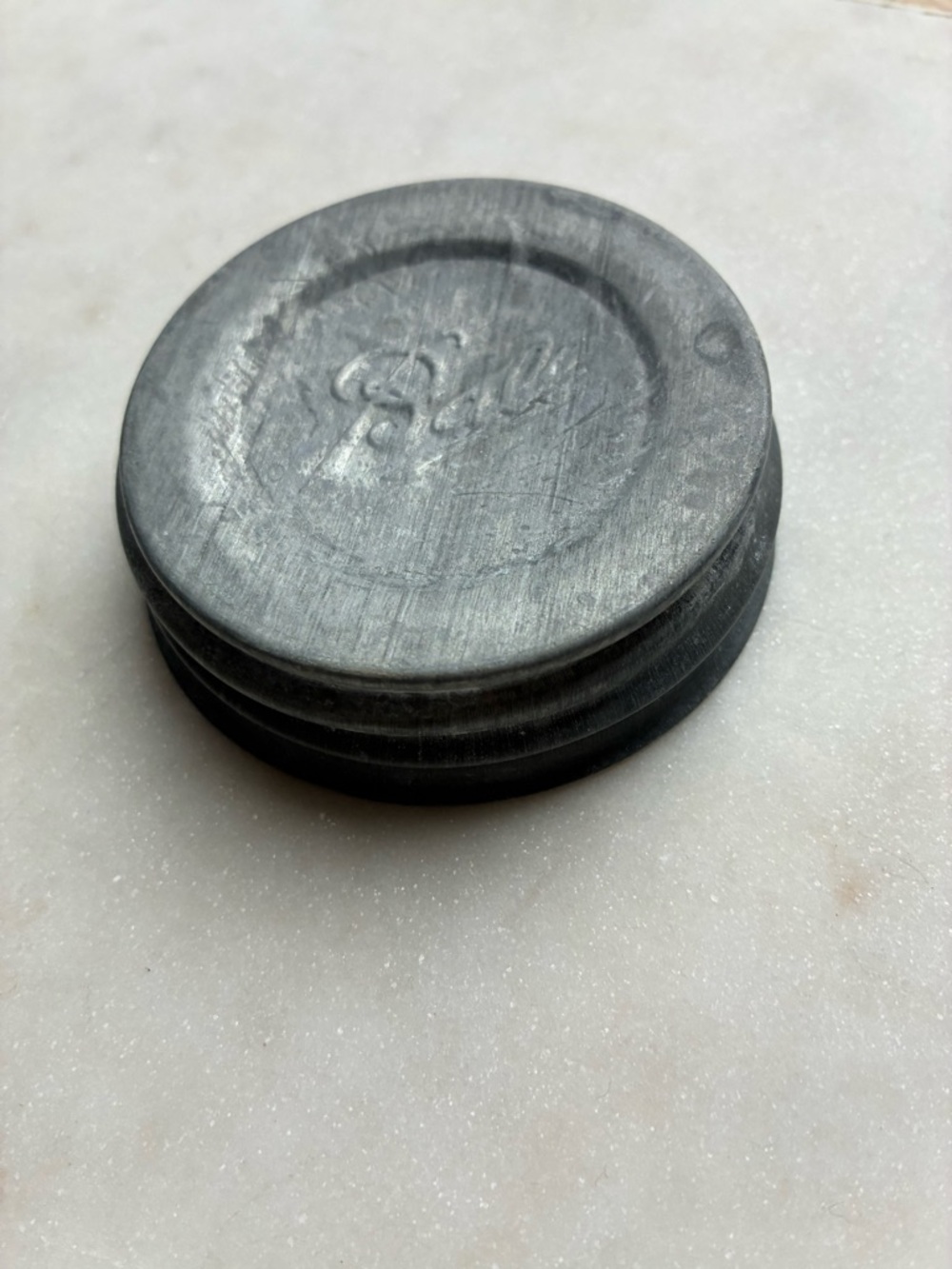 Vintage Zinc Ball Jar Lid